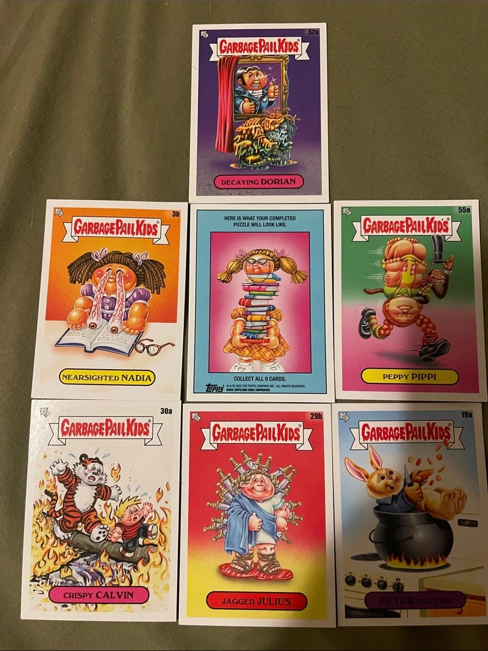 Garbage Pail Kids Collectible Card Set - Multi Color. Perfect Condition!